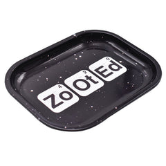 Zooted Brandz - Small Rolling Tray - Black or White - (1 Count)