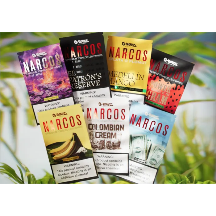 Papers and Wraps, Narcos Leaf Wraps, Grollz Wraps, Smoke Pro Shop