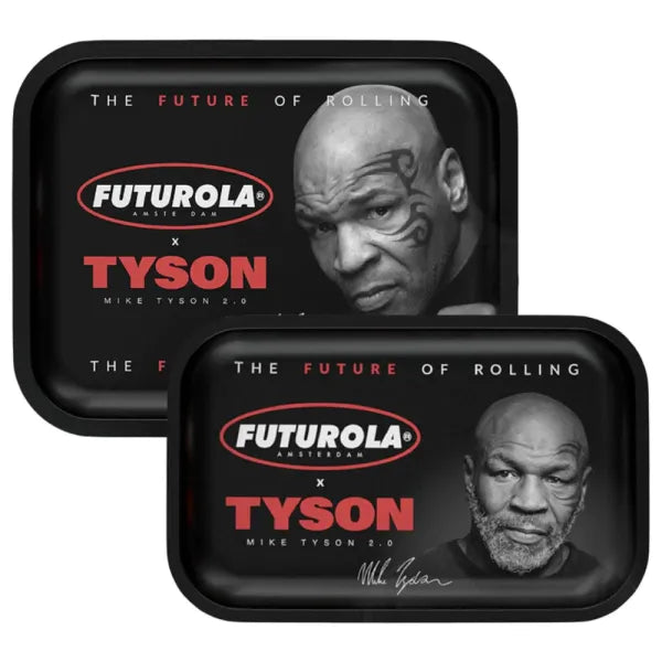 Smoking trays and accessories, TYSON METAL ROLLING TRAY BLACK