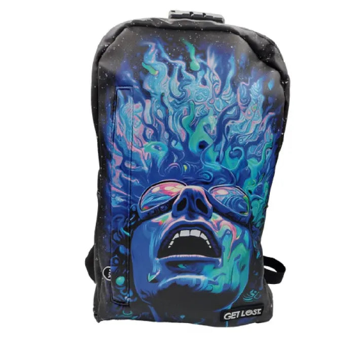 GET LOST PREMIUM SAFFIANO LEATHER BACKPACK - 010 LOST GUY