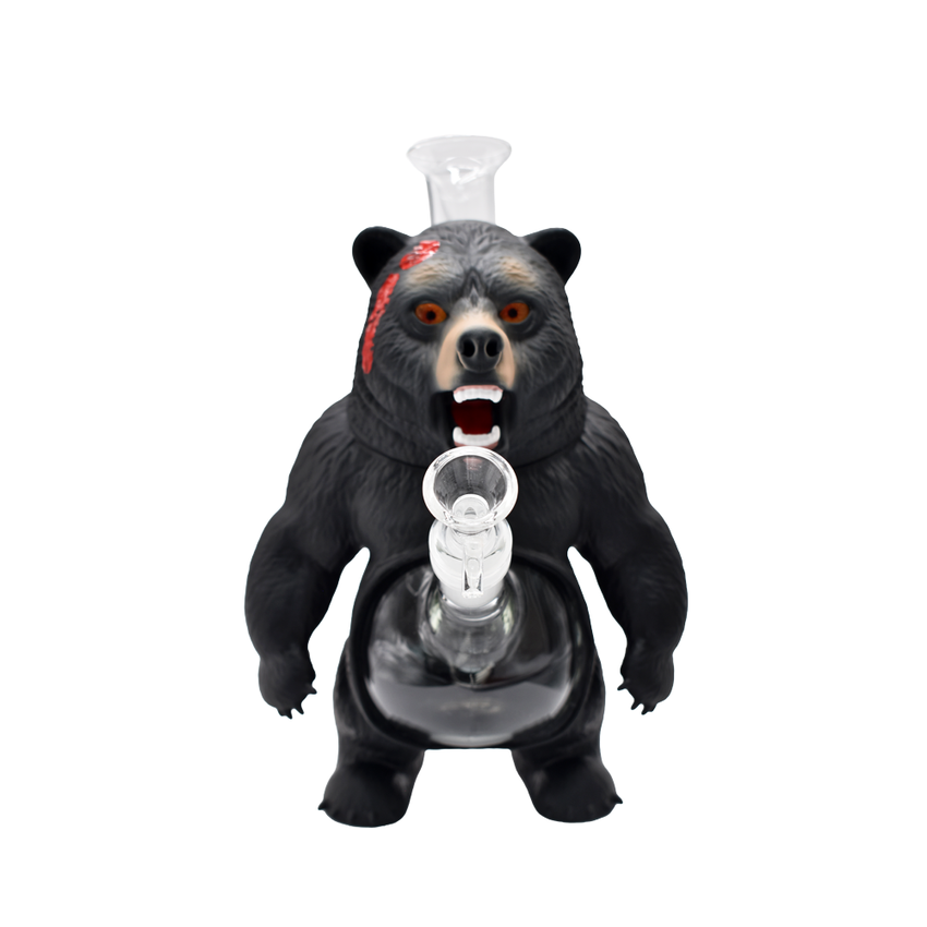 10” 3D bear Water Pipe - (1 Count)