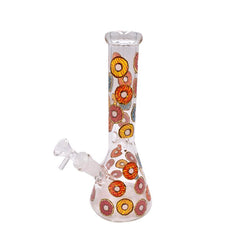 10" Donut Beaker Bong - Various Designs - (1 Count)