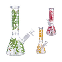 10" Honeycomb Waterpipe - Colors May vary - (1 Count)