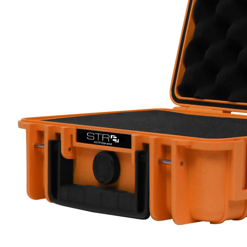 10" STR8 Case With 2 Layer Pre-cut Foam - Tangie Orange - (1 Count)