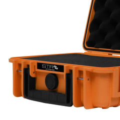10" STR8 Case With 2 Layer Pre-cut Foam - Tangie Orange - (1 Count)