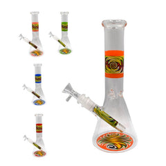 10" Swirling Waterpipe - Colors May Vary- (1 Count)