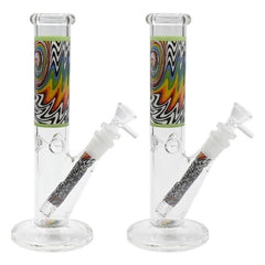10" Trippy Rainbow Water Pipe - Color & Design May Vary - (1 Count)