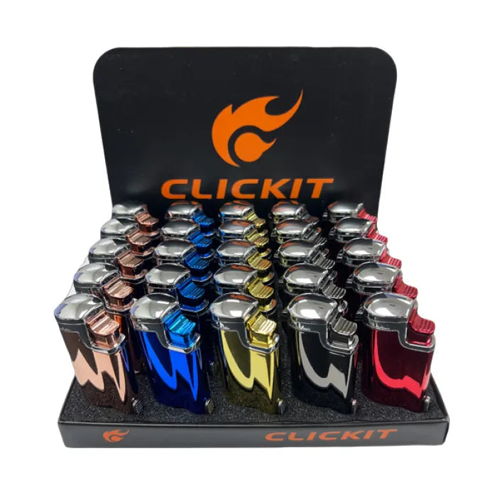CLICKET TORCH LIGHTER TRIPLE GH-10878