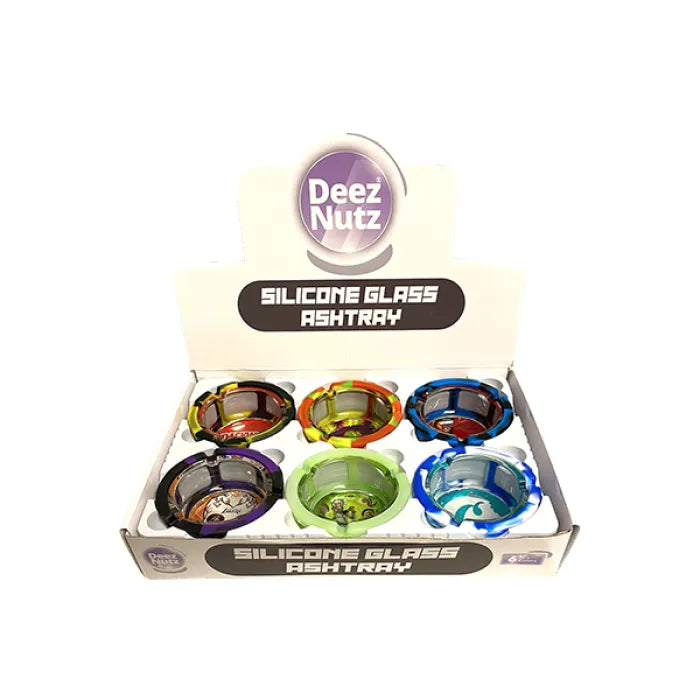 DEEZ NUTZ SILICONE GLASS ASHTRAY