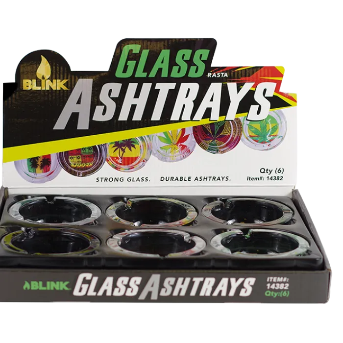 BLINK GLASS ASHTRAY