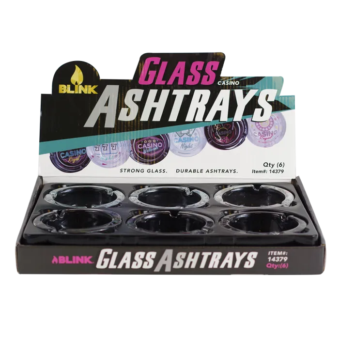 BLINK GLASS ASHTRAY
