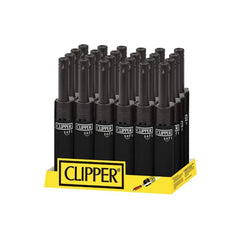 CLIPPER JET FLAME LIGHTER - SOFT TOUCH BLACK