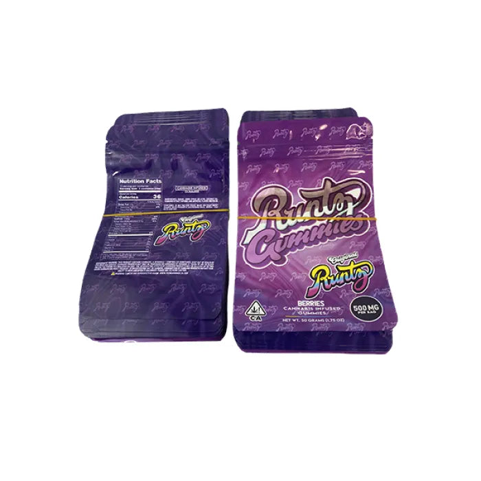 4X5 ZIPPER BAG 100PK RUNTZ ORIGINAL PURPLE