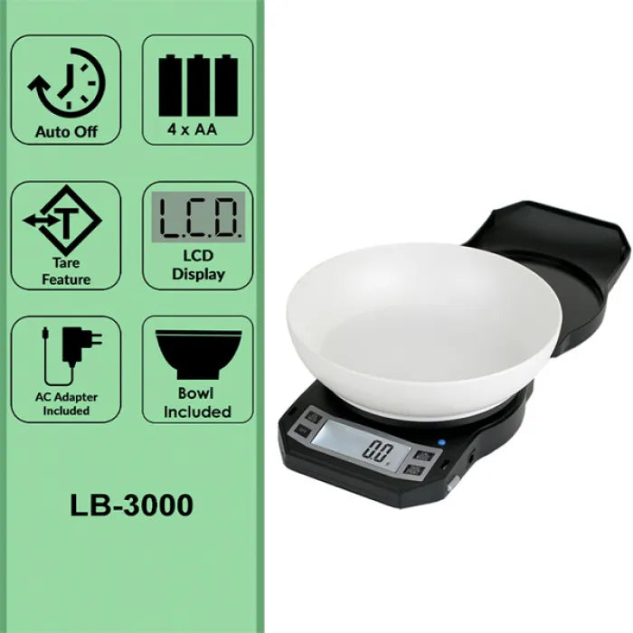 AWS LB-3000 3000G X 0.1G BLACK
