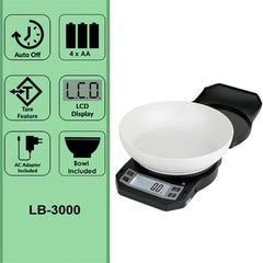 AWS LB-3000 3000G X 0.1G BLACK