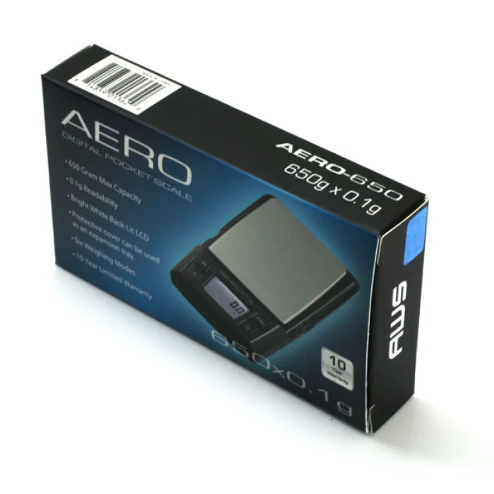 AWS AERO-650 650G X 0.1G BLACK
