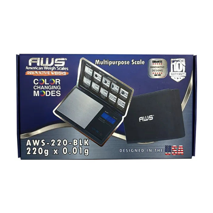 AWS AWS-220 220G X 0.01G BLACK
