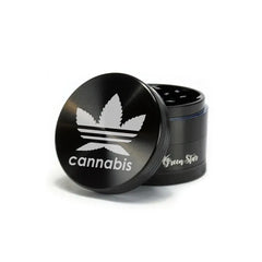 GREEN STAR 2.5" GRINDER - CANNABIS DESIGN