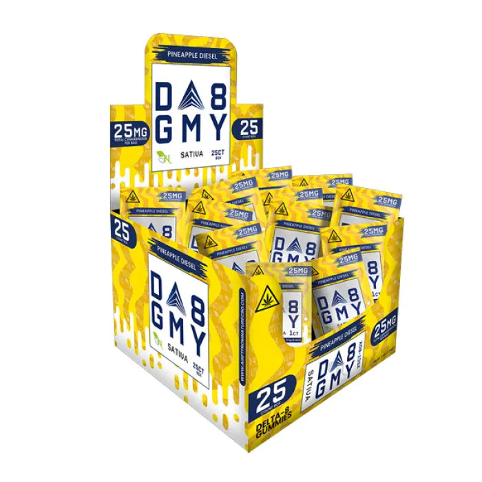 GMY D8 GUMMIES 25CT DISPLAY