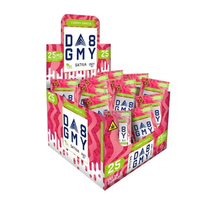 GMY D8 GUMMIES 25CT DISPLAY