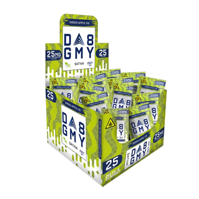 GMY D8 GUMMIES 25CT DISPLAY