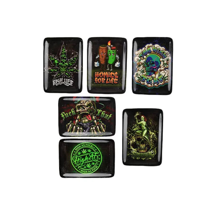 SMOKEZILLA CERAMIC ROLLING TRAY X 6PC
