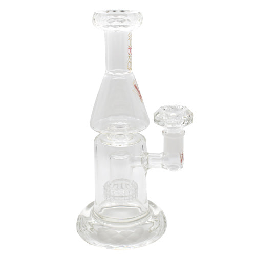 11" Vodka Thick Glass - Rosaline - With 18mm Bowl - (1 Count)