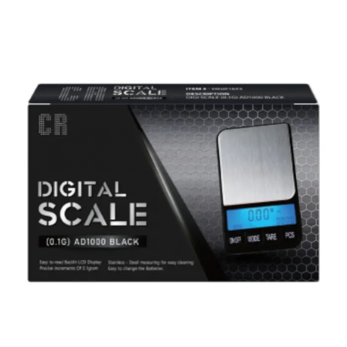 CR DIGI SCALE CR-AD1000 BLACK