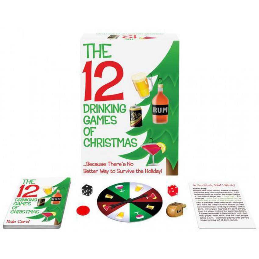 12 Drinking Games Of Christmas Card Game - (1 Count)