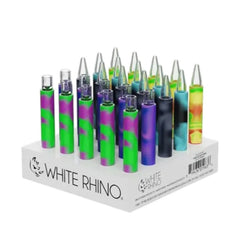 WHITE RHINO PYREX CHILLUM TO STRAW - ORIGINAL FP1011