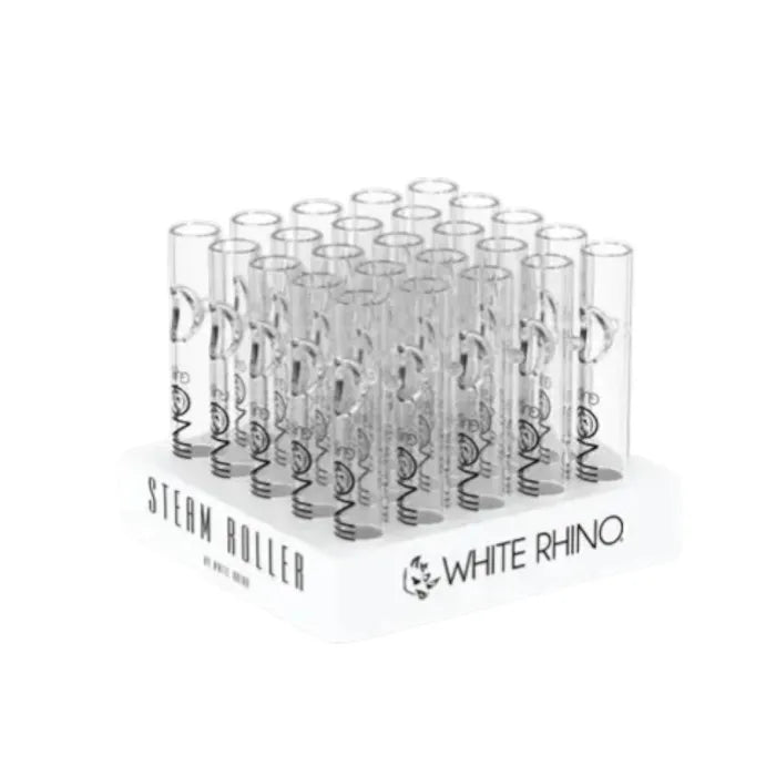 WHITE RHINO GLASS STEAM ROLLERS SR1001