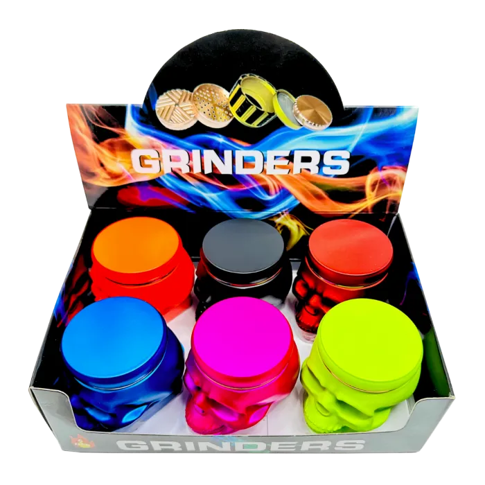 SKULL PREMIUM NOVELTY GRINDER NEON 70430
