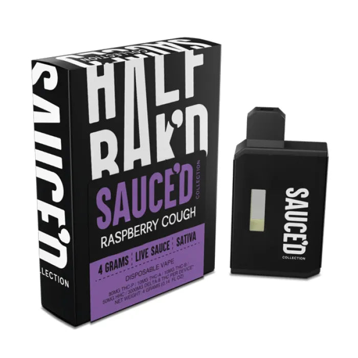 HALF BAKD SAUCED DISPOSABLES THCP THCB D8 4G 5CT
