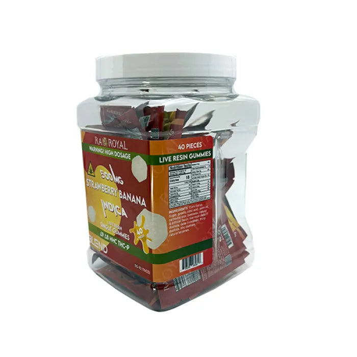RA ROYAL SINGLE GUMMIES D9 D8 HHC THCP 500MG 40CT