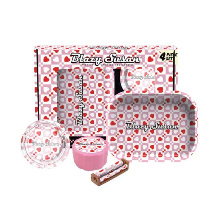 BLAZY SUSAN SMOKER'S KIT SET
