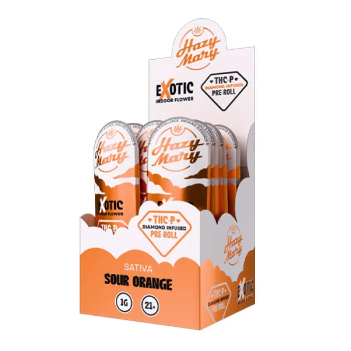 HAZY MARY DIAMOND THCP PREROLLS 1G 40CT