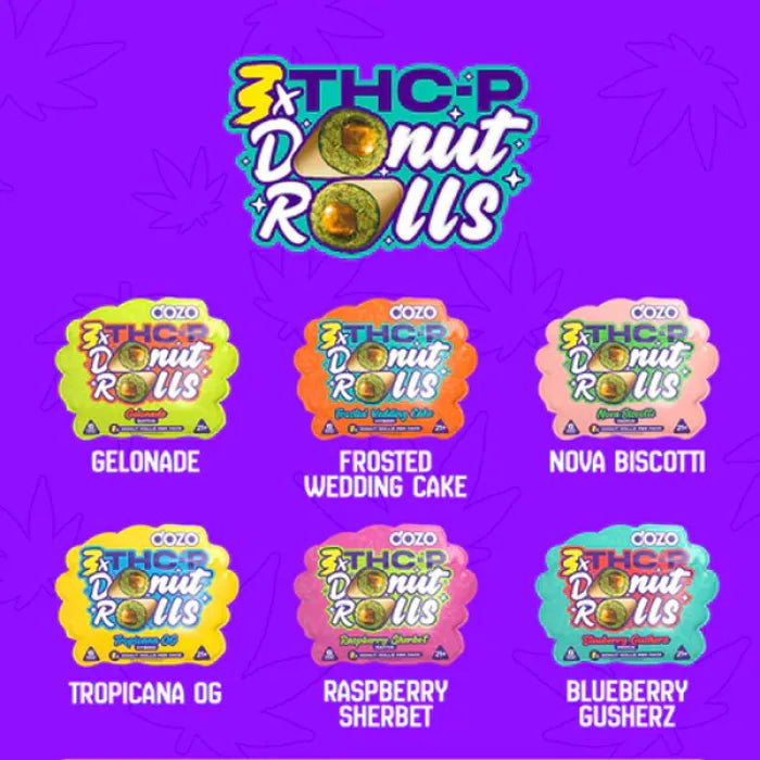 DOZO DONUT ROLLS THCP 3 PREROLLS 5PK