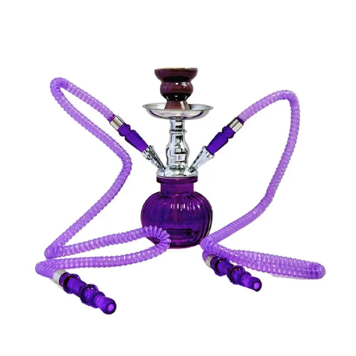 PREMIUM PUMPKIN HOOKAH 2 HOSE US40122H - ASSORTED COLOR