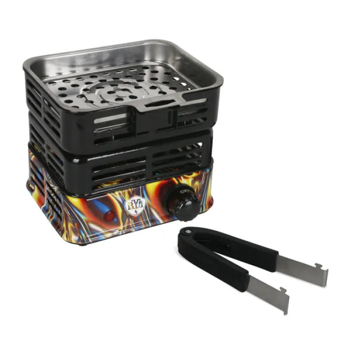 BYO HEAVY DUTY HOOKAH BURNER CB6 - ASSORTED PRINT