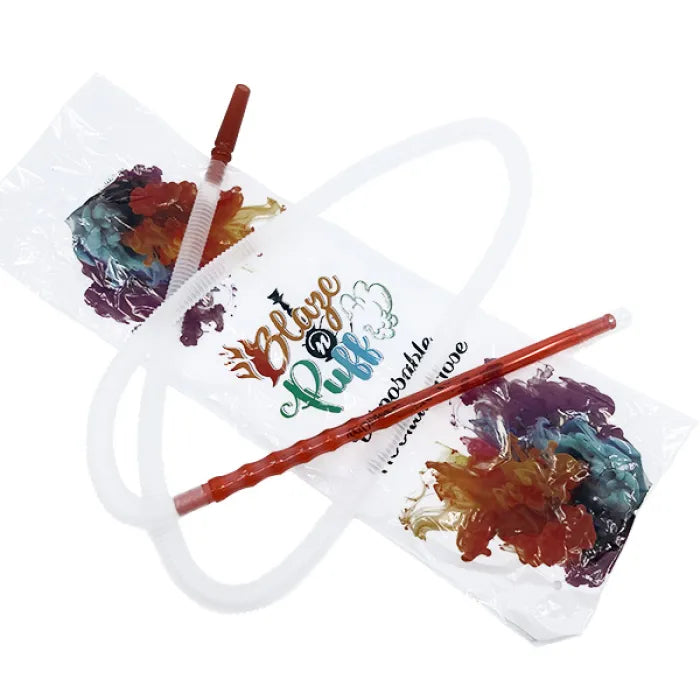 BLAZE N PUFF DISPOSABLE HOOKAH HOSE - ASSORTED