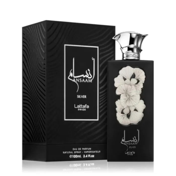 ANSAAM SILVER 100ML PERFUME BY LATTAFA PRIDE