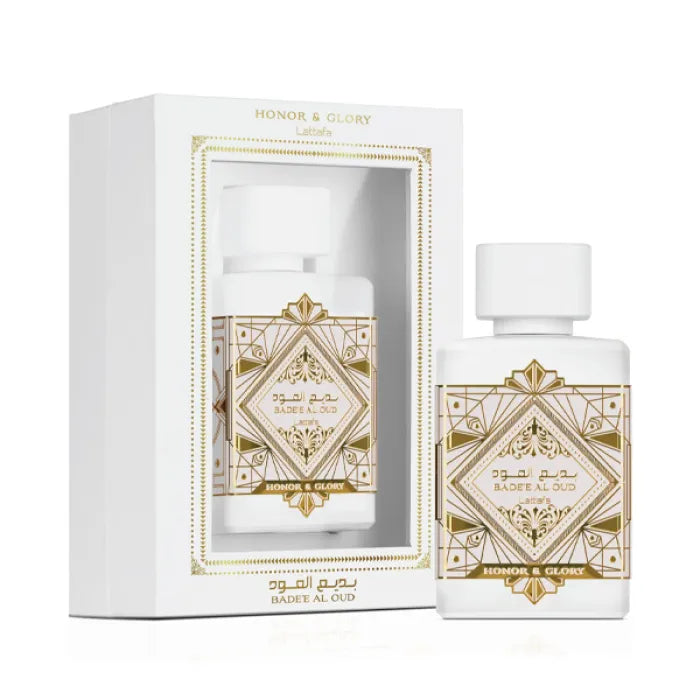 BADEE AL OUD HONOR AND GLORY (WHITE) 100ML PERFUME BY LATTAFA