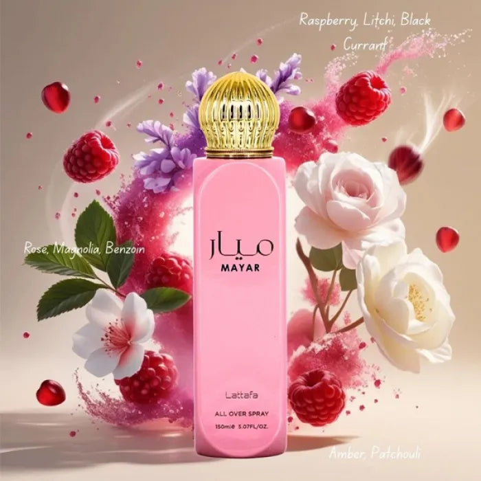 MAYAR (PINK) 150ML ALL OVER SPRAY BY LATTAFA