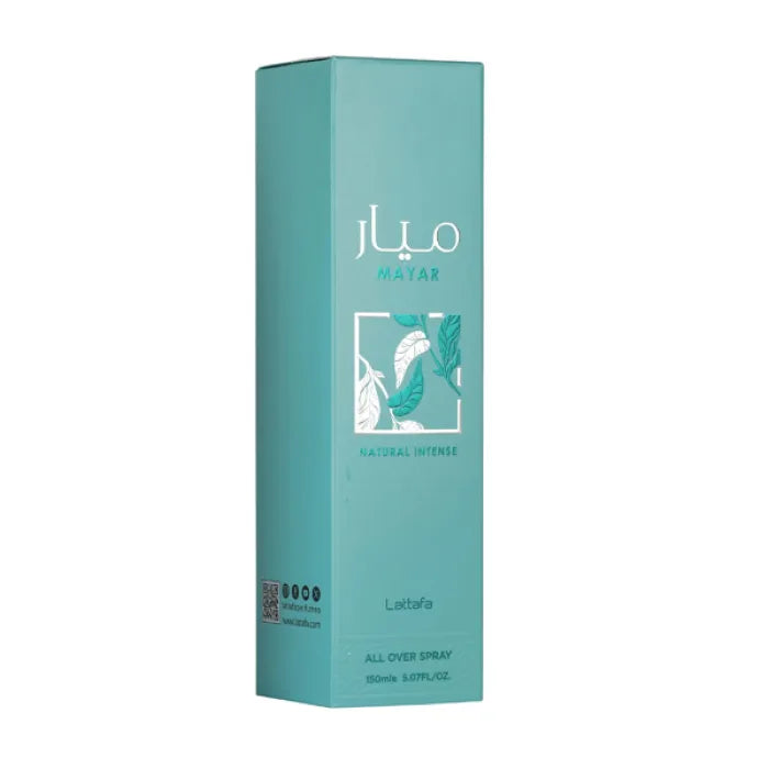 MAYAR NATURAL INTENSE (GREEN) 150ML ALL OVER SPRAY BY LATTAFA