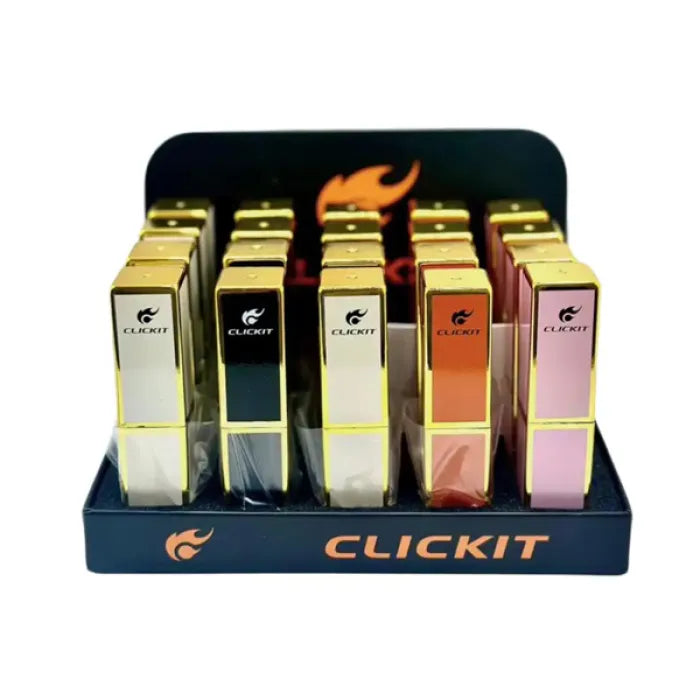 CLICKIT LIPSTICK SLIDE FLAME LIGHTER