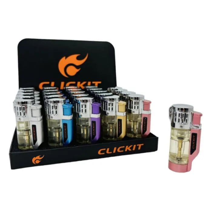 CLICKIT LED QUAD TORCH LIGHTER GH-10898