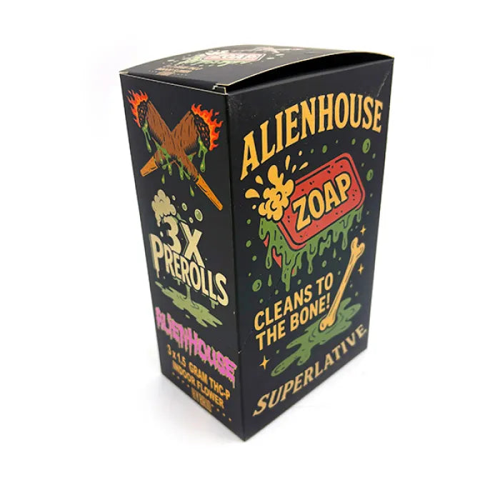 ALIENHOUSE PRE ROLLS THC-P 4.5G 10CT 3PC