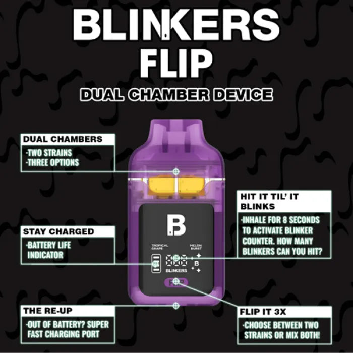 BLINKERS FLIP DUAL DISPOSABLE 2G 5CT