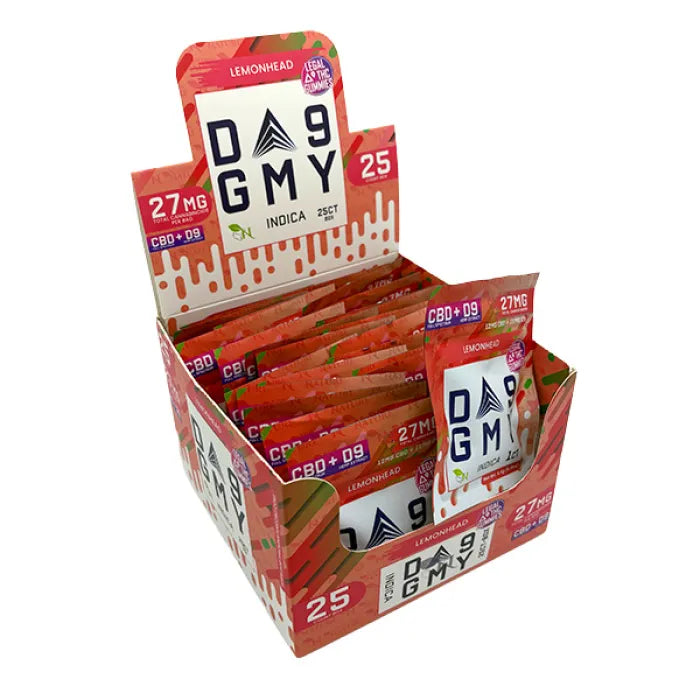 GMY D9 GUMMIES BOX 27MG 1PC 25CT