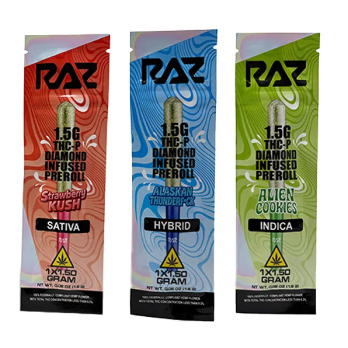 RAZ PRE ROLL THCP 1.5G 30CT